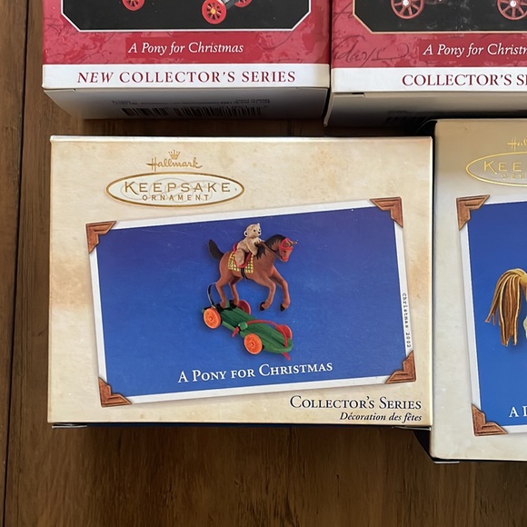 Hallmark Christmas Keepsake Ornament Lot “A Pony for Christmas” Series 1998-2004 - Picture 10 of 14